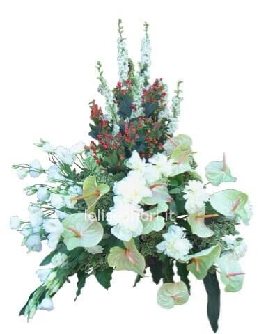 Composizione fiori freschi